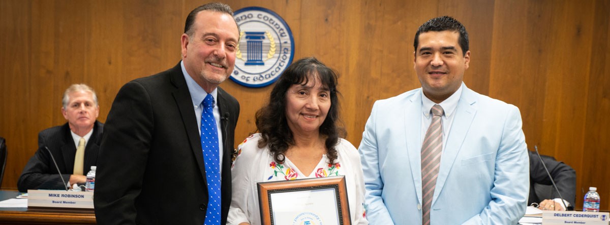 Acosta honored as April Employee of the Month