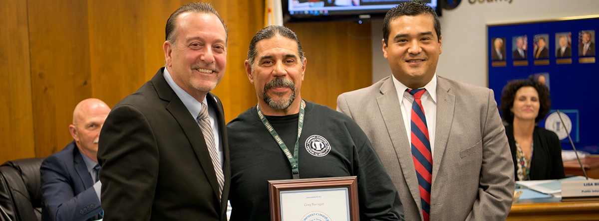 Barragan honored as August Employee of the Month
